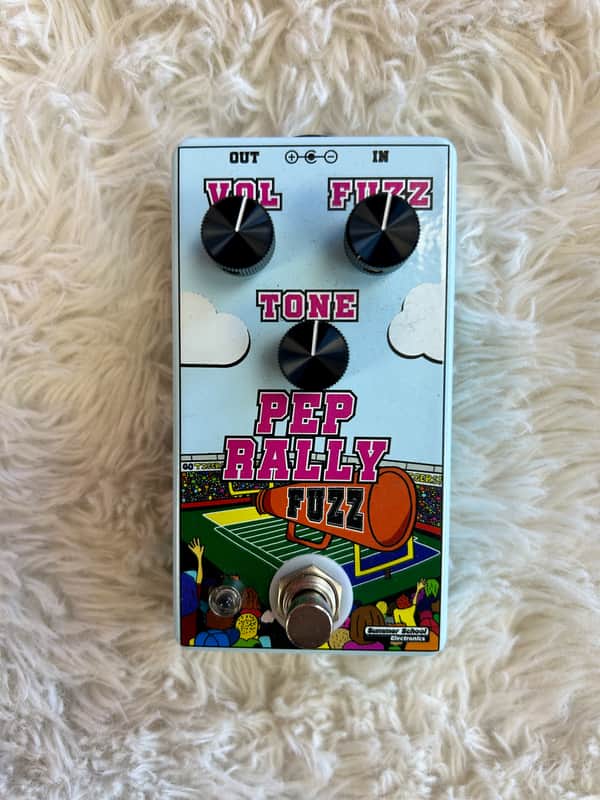 Summer School Electronics Pep Rally Fuzz - Sky Blue image 1