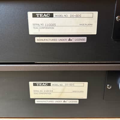 2 x Tascam DX-8DS dbx Units for MS-16 R2R from Musicland Studios image 2