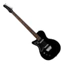 Danelectro 56 Baritone Lefty Electric Guitar, Black