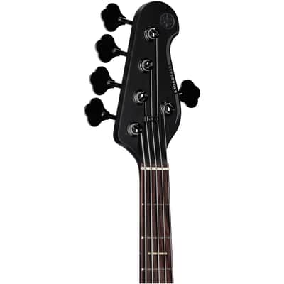 Yamaha BB735A Electric Bass Guitar, 5-String (with Gig Bag) Fired Red image 3