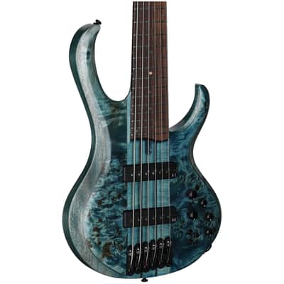 Ibanez BTB946 Electric Bass, 6-String, Cosmic Blue Low Gloss image 1