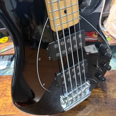 Ernie Ball Music Man StingRay 5 HH Black 2015 image 3