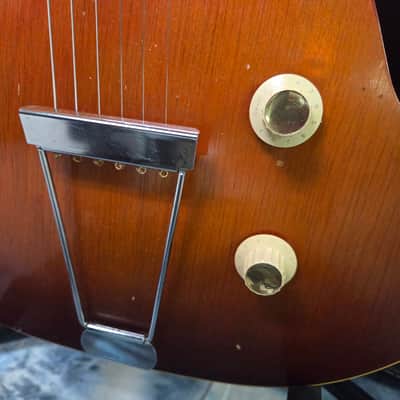 Vintage RARE 1968 Harmony H53 Rocket DeArmond Pickup Upgraded Electronics New Strings Pro Setup Original Soft Shell Case image 3