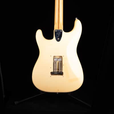 Vintage 1974 Fender Stratocaster Maple Fingerboard Olympic White With OHSC image 10