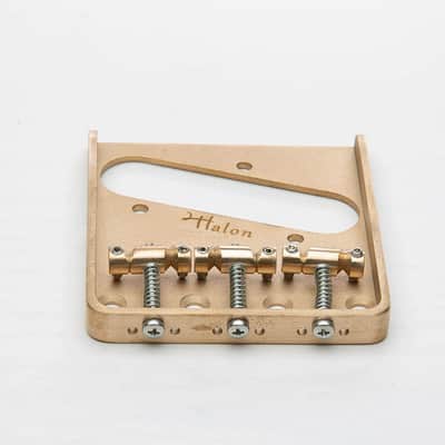 Halon Full Phosphor Bronze Tele Ashtray Bridge P/B Satin image 3