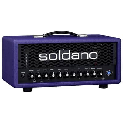 Soldano ASTRO-20 3-Channel 20-Watt Guitar Amp Head 2023 - Present - Purple image 3