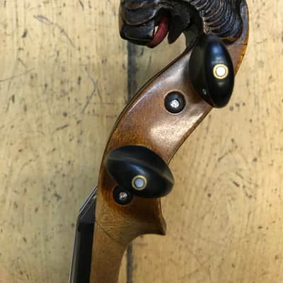 Antique violin Labelled "Jacob Stainer" Lionhead circa 1890 image 6