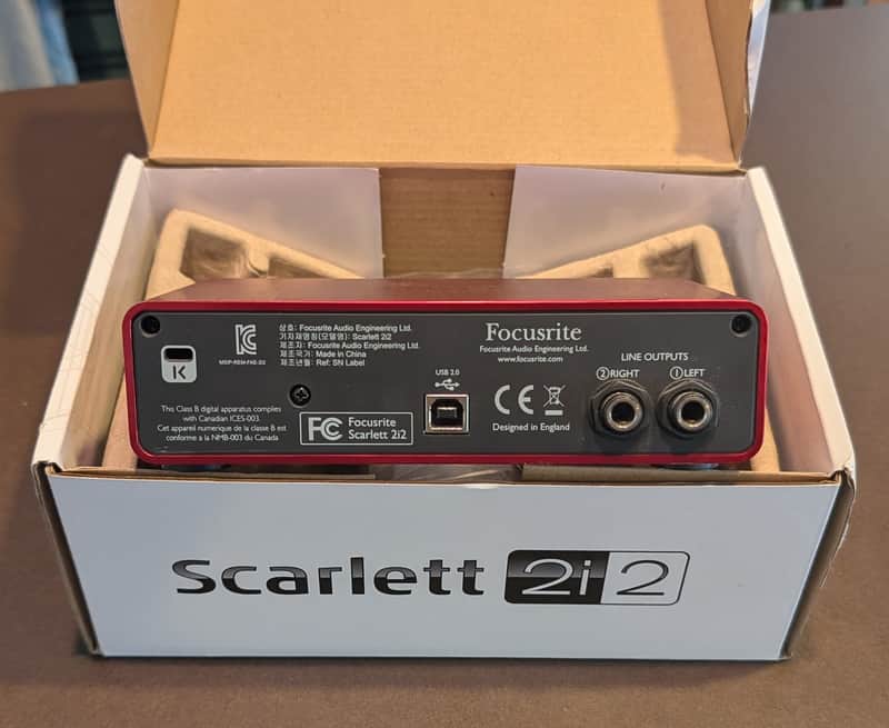 Consignment Scarlett 2i2 3rd gen audio interface image 1