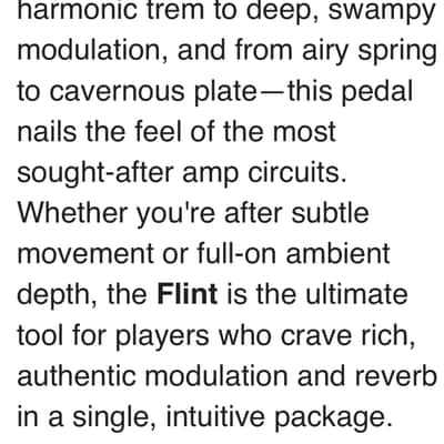 Strymon Flint V1 Reverb and Tremolo image 6