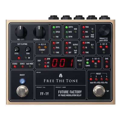 Free The Tone FF-1Y Future Factory RF Phase Modulation Delay Pedal image 1