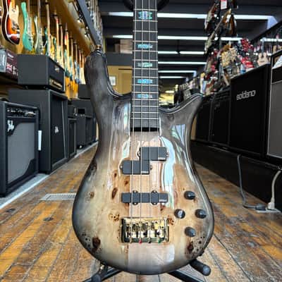 Spector Euro 4 CST Electric Bass Guitar Natural Black Burst w/Padded Gig Bag image 1