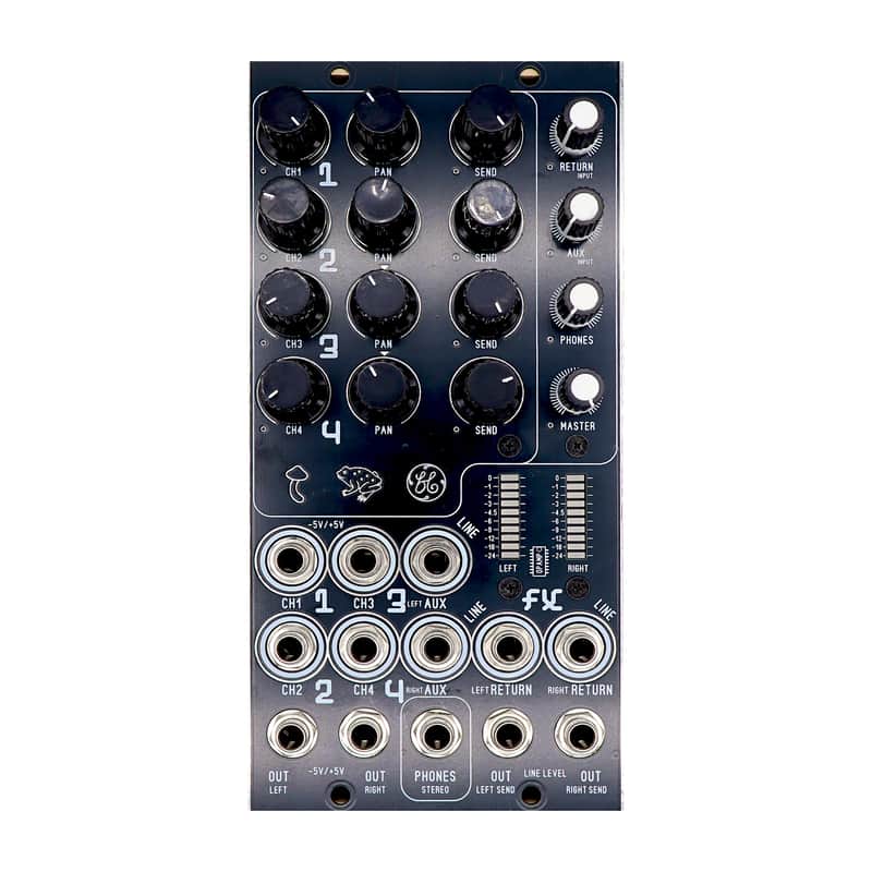Blue Lantern Modules Mu Format 5U Stereo 4 Channel Mixer image 1