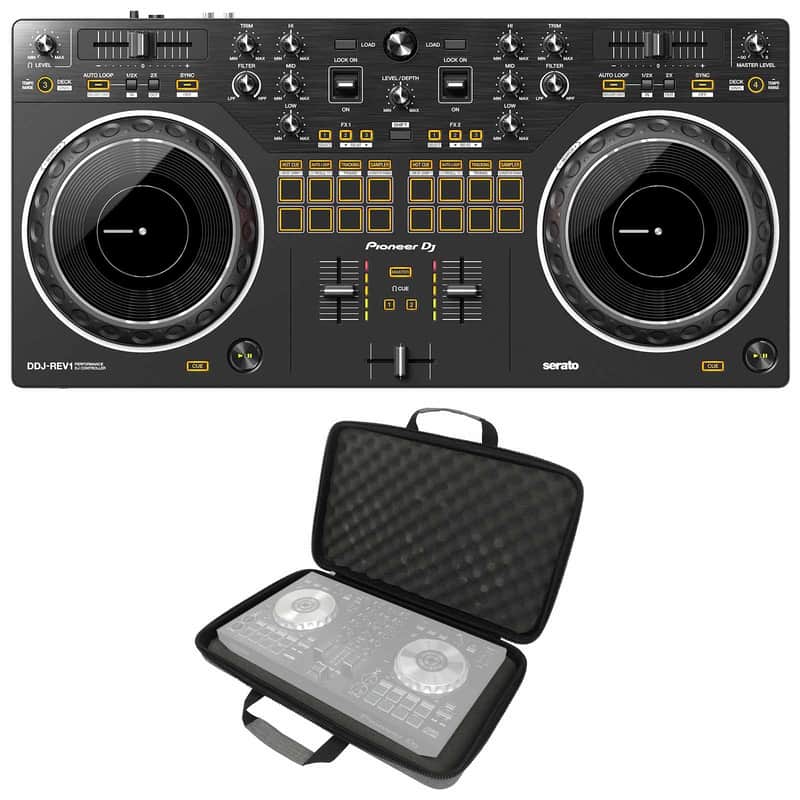 Pioneer DJ DDJ-REV1 Scratch Style 2-Channel DJ Controller w Soft Case image 1
