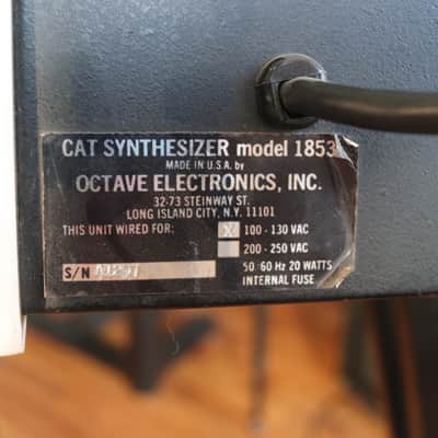 1979 OCTAVE Cat Duo/Mono Synthesizer RESTORED image 9