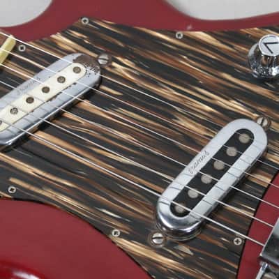 Framus Strato Super 5/155-52 Vintage Germany Electric Guitar 1967 Red - WOW! image 19