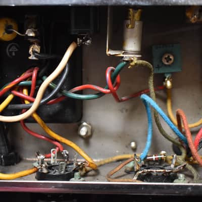 1959 Fender Tremolux 5E9 Narrow Panel Tweed Black image 8