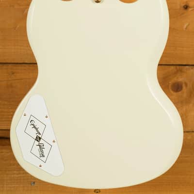 Epiphone Inspired By Gibson Custom 1963 Les Paul SG Custom w/Maestro Vibrola | Classic White image 2
