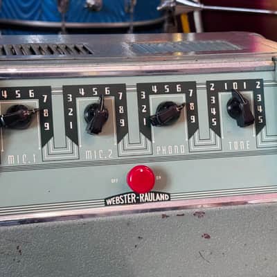 Webster-Rauland W-812A Tube P.A converted to guitar amp 1940s image 2