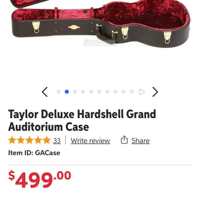 Taylor Deluxe hard shell case 2010-2026 image 6