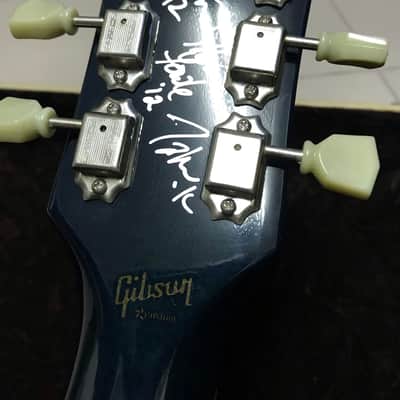Gibson Custom Shop Tak Matsumoto DC Standard Flametop Aqua Blue image 11