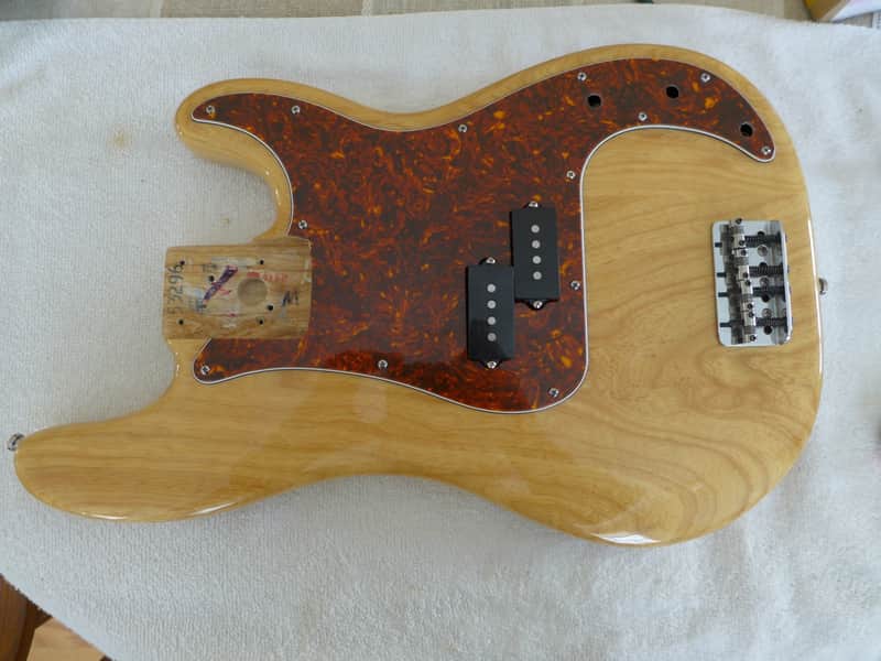 Fender American Standard Precision Bass Body 2001 Natural image 1