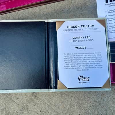 Gibson Custom Shop Murphy Lab Les Paul R9 - New/Unplayed! image 4