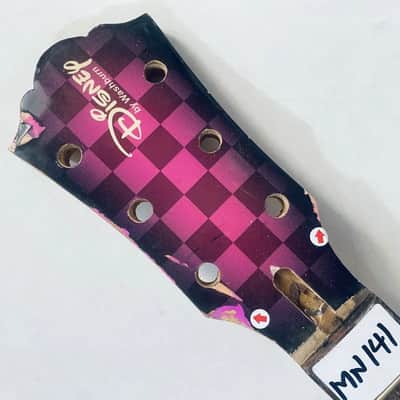 Purple Mini Guitar Maple Wood Neck, 22 Frets Rosewood Fingerboard image 2