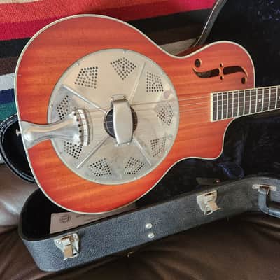 National Reso-Phonic El Trovador Cutaway - Mahogany image 3