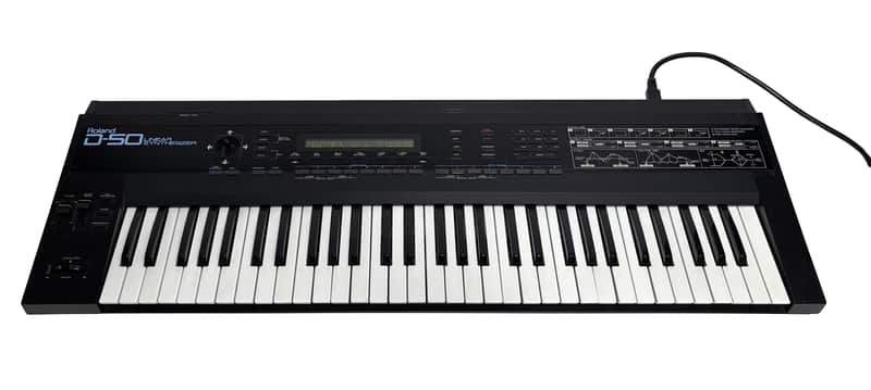 Roland D-50 61-Key Linear Synthesizer 1987 - 1992 - Black image 1