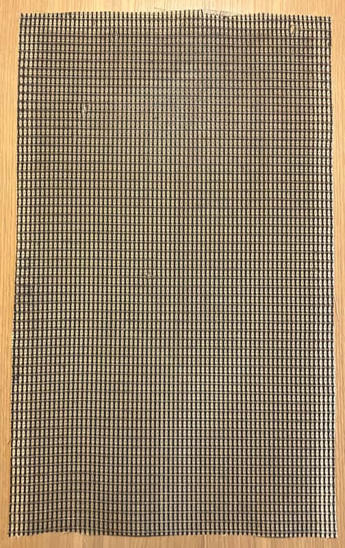 Vintage Carlsbro Amplifier/Speaker Cabinet Grille Cloth - 59cm x 36cm (approx) image 1