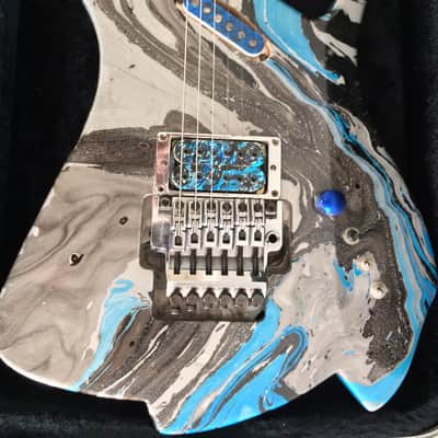 JEM Custom marble 1988 - Blue Marble Swirl RARE FIND! image 3