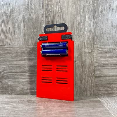 Ultra Minimal Case & LCD Protector for Teenage Engineering Pocket Operators - color RED - by KZcraftworks USA image 2