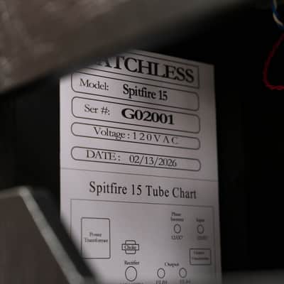 Matchless Spitfire 1X12 Combo Amplifier - Black image 11
