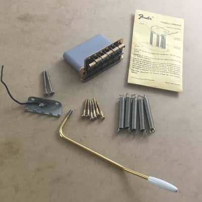 RARE Fender American Vintage Lefty Tremolo Strat Bridge Block SRV Signature 1996 Stratocaster image 20