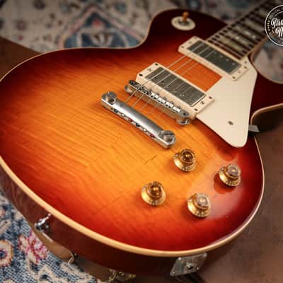 2022 Gibson Custom Shop 59' R9 Les Paul Standard VOS Royal Tea Burst image 11