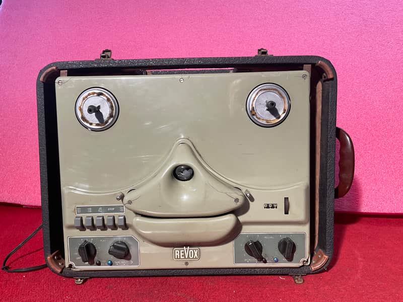 Revox type C36 TUBE TAPE RECORDER BLACK ( rare) image 1