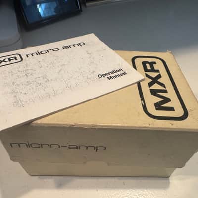MXR MICRO AMP BLOCK LOGO 1983 - BLACK image 9