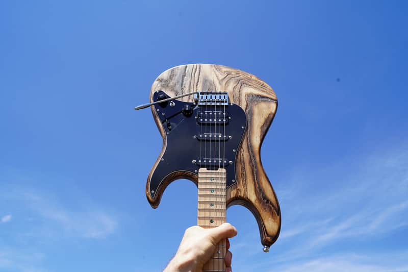 ESP Original Custom Shop Snapper AS-M Driftwood/Burner Satin 6