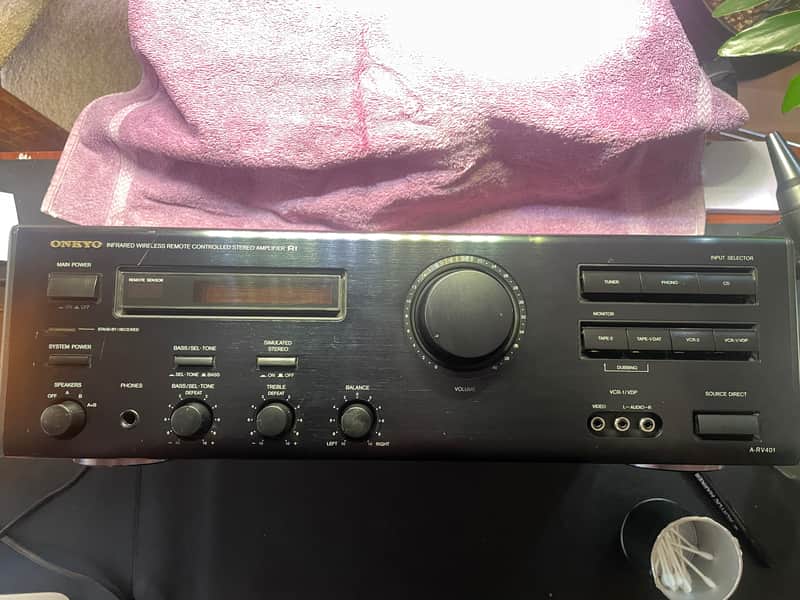 Onkyo A- RV401 1995 - Black, excellent condition
