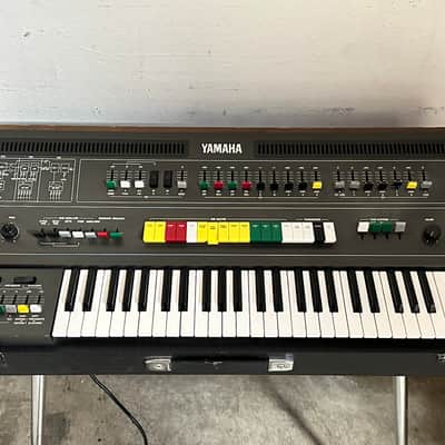 Yamaha CS-50 Synthesizer Polyphonic Synthesizer 1977 - Black image 19