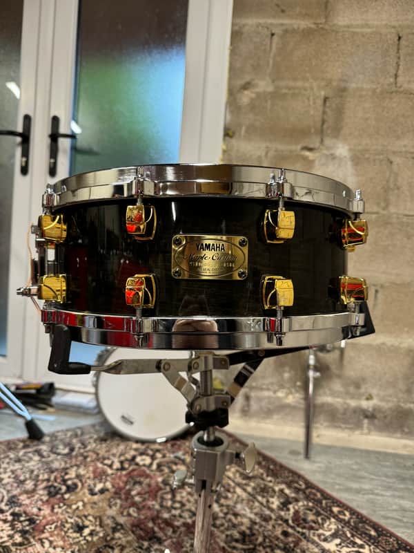 Yamaha Maple Custom - Black Maple 14x5.5 image 1