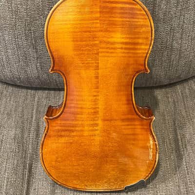 Professional Fritz Arnold Brückner 4/4 Violin Outfit with Knoll Bow 1965 image 8