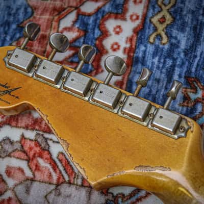 FENDER USA Custom Shop '56 Reissue Stratocaster Ltd Super Hvy Relic "Ivory" (2023) image 14