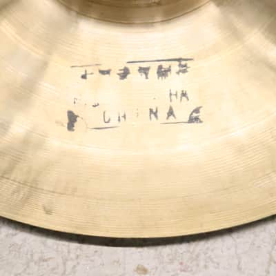 Chinese 9 3/4" China Cymbal 526g Vintage image 2