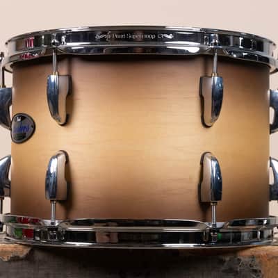 Pearl Masters Maple Complete 8x12 Satin Natural Burst Tom image 2