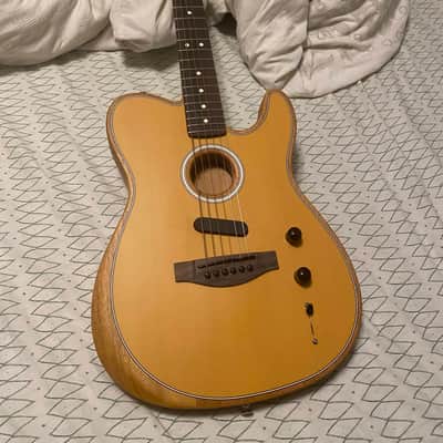 Fender Acoustasonic Player Telecaster 2021 - Present - Butterscotch Blonde image 3