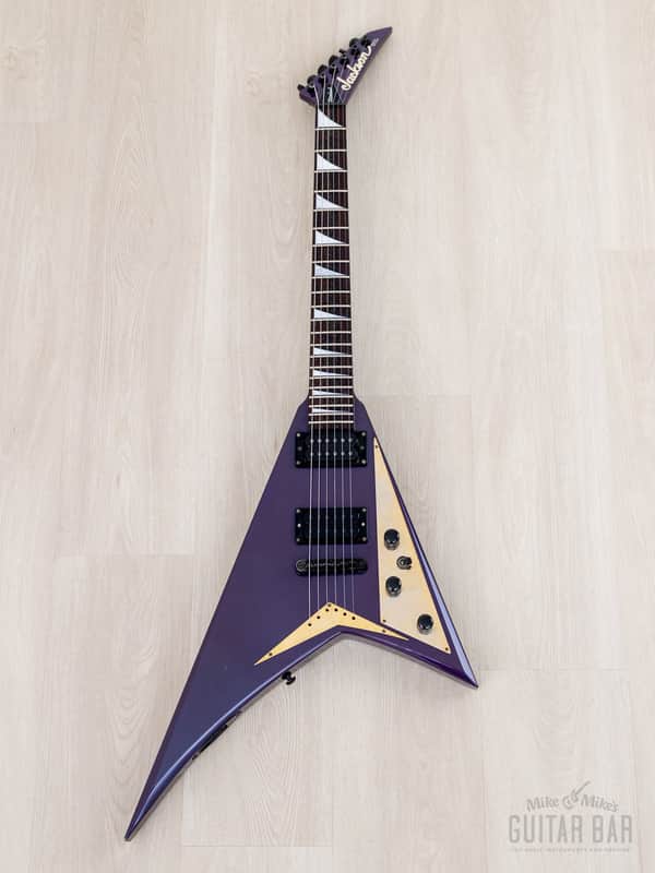 1993 Grover Jackson Randy Rhoads Standard V Blue Purple w/ | Reverb