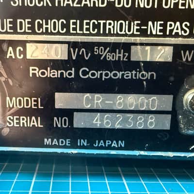 Roland CR-8000 CompuRhythm 1980s - Cream image 12