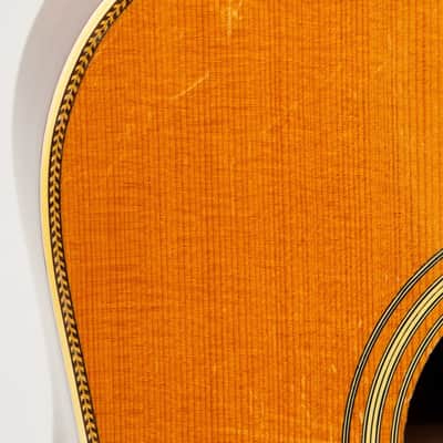 Martin D-28 1937 Vintage Acoustic Guitar – Natural Finish, Pre-War Model image 13