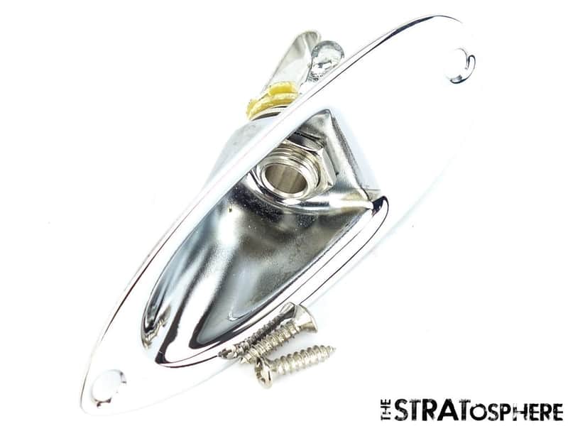 Fender Ritchie Blackmore Stratocaster Strat OUTPUT JACK + Plate Chrome! image 1